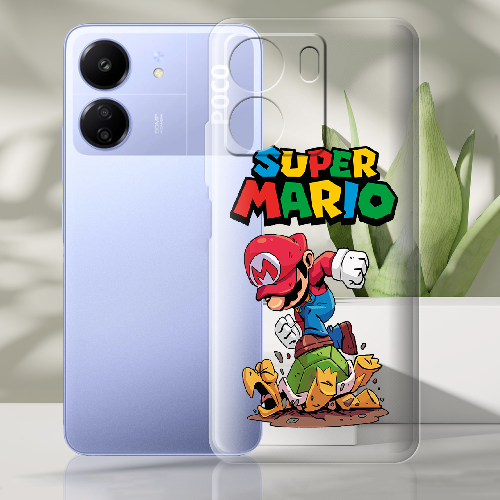 Чехол BoxFace Poco C65 Super Mario