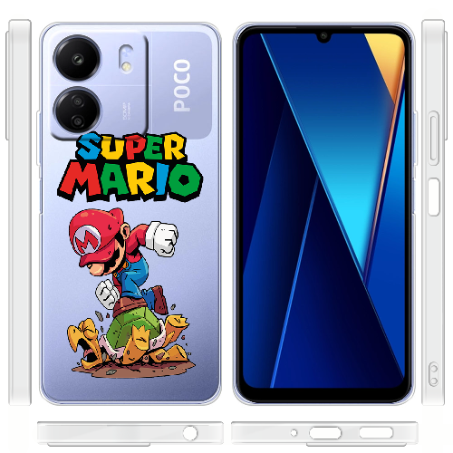 Чехол BoxFace Poco C65 Super Mario