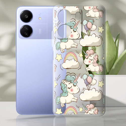 Чехол BoxFace Poco C65 Unicorns