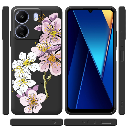 Чехол BoxFace Poco C65 Cherry Blossom