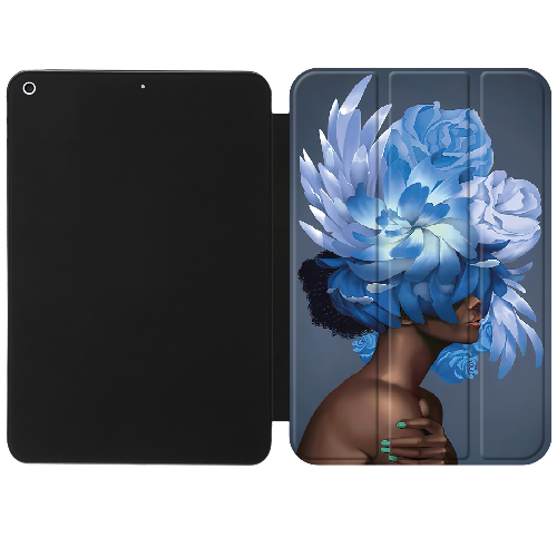 Чехол для iPad 10.2" 7/8/9 (2021/2020/2019) Exquisite Blue Flowers