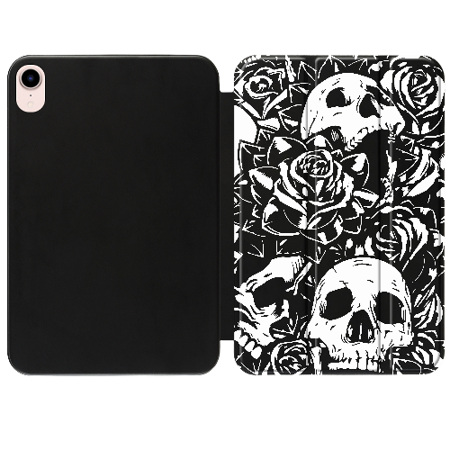 Чехол для iPad mini 6 (2021) Skull and Roses