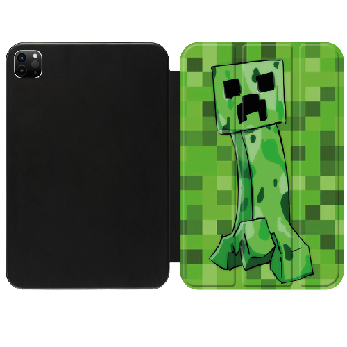 Чехол для iPad Pro 11" 2/3/4 (2022/2021/2020) Minecraft Creeper