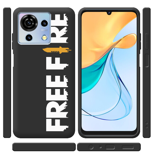 Чехол BoxFace ZTE Blade V50 Vita Белый Free Fire