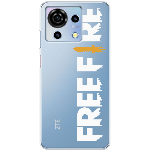 Чехол BoxFace ZTE Blade V50 Vita Белый Free Fire