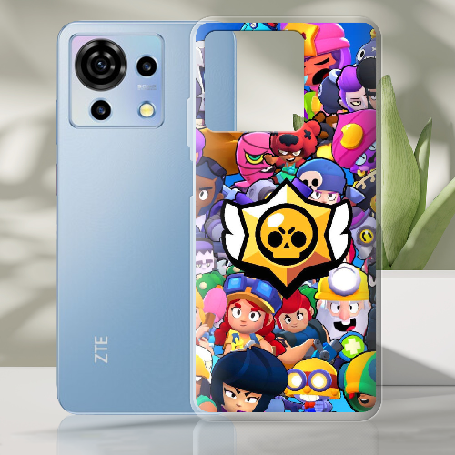 Чехол BoxFace ZTE Blade V50 Vita Brawl Stars