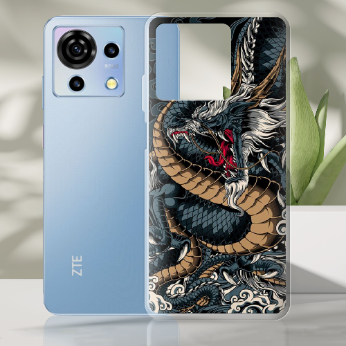 Чехол BoxFace ZTE Blade V50 Vita Dragon Ryujin