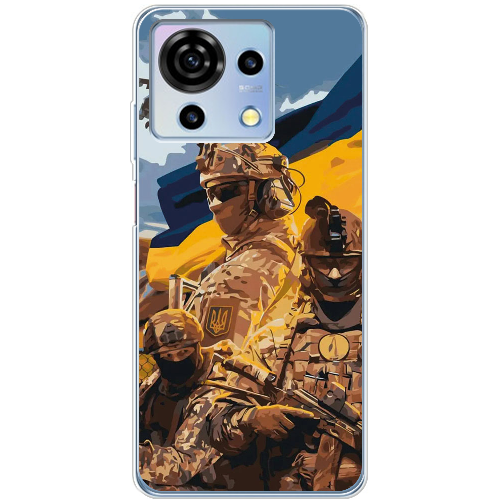 Чехол BoxFace ZTE Blade V50 Vita Воїни ЗСУ