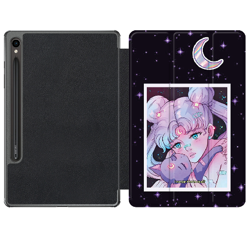 Чехол для Samsung Galaxy Tab S9 FE 10.9" Sailor Moon