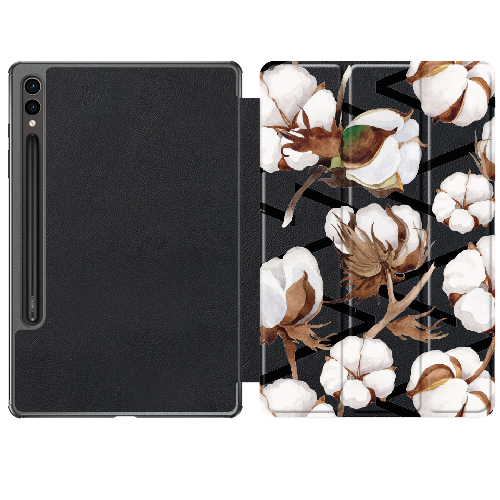 Чехол для Samsung Galaxy Tab S9 FE Plus 12.4" Cotton flowers