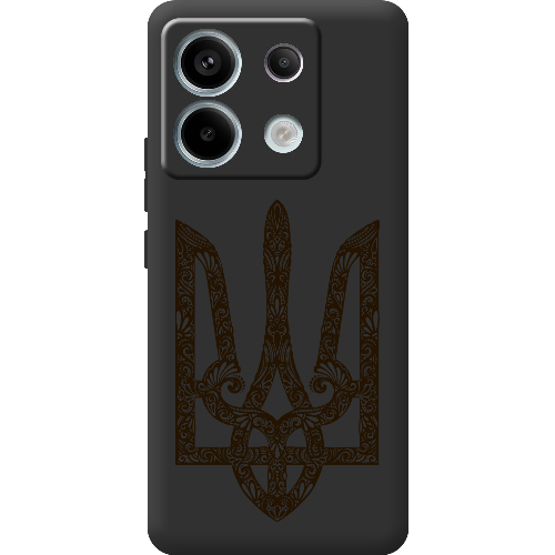 Чехол BoxFace Xiaomi Redmi Note 13 5G Ukrainian Black Trident