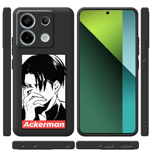 Чехол BoxFace Xiaomi Redmi Note 13 5G Attack On Titan - Ackerman