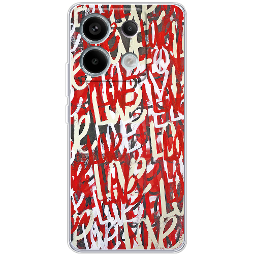 Чехол BoxFace Xiaomi Redmi Note 13 5G Love Graffiti