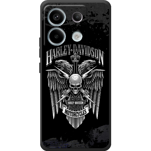 Чехол BoxFace Xiaomi Redmi Note 13 5G Harley Davidson skull and eagles