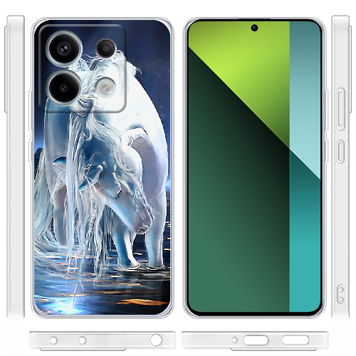 Чехол BoxFace Xiaomi Redmi Note 13 5G White Horse