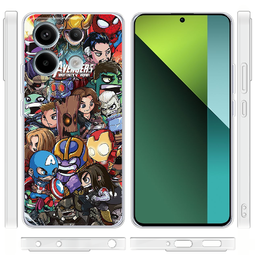 Чехол BoxFace Xiaomi Redmi Note 13 5G Avengers Infinity War