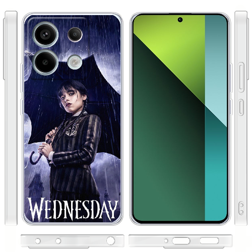 Чехол BoxFace Xiaomi Redmi Note 13 5G Wednesday Addams