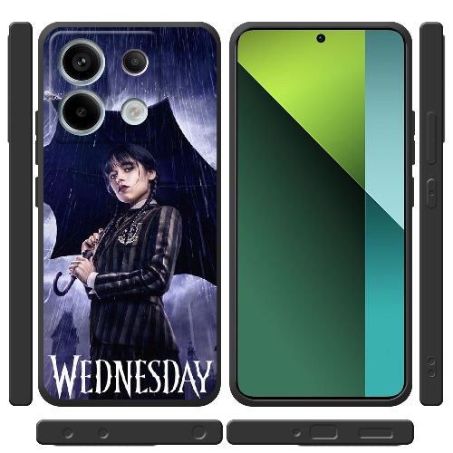 Чехол BoxFace Xiaomi Redmi Note 13 5G Wednesday Addams