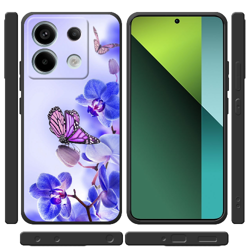 Чехол BoxFace Xiaomi Redmi Note 13 5G Orchids and Butterflies