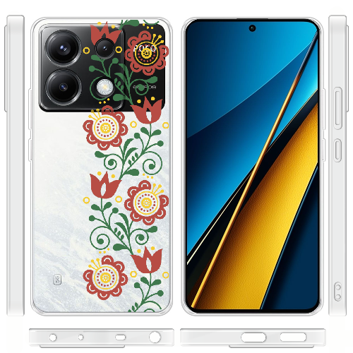 Чехол BoxFace Poco X6 Ethno Flower