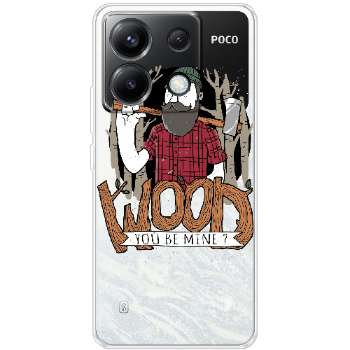 Чехол BoxFace Poco X6 Wood you be mine