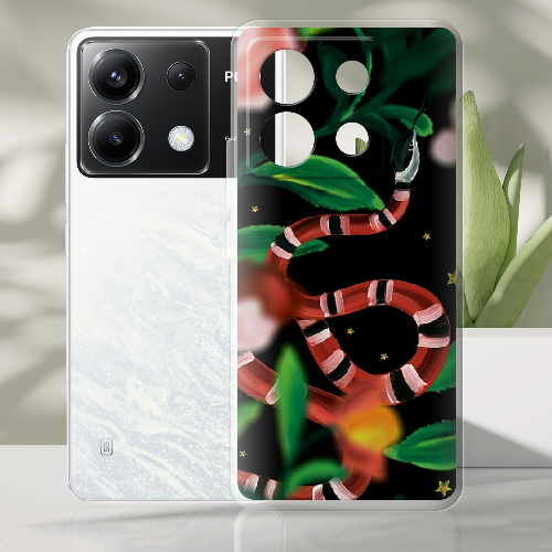 Чехол BoxFace Poco X6 Red Snake