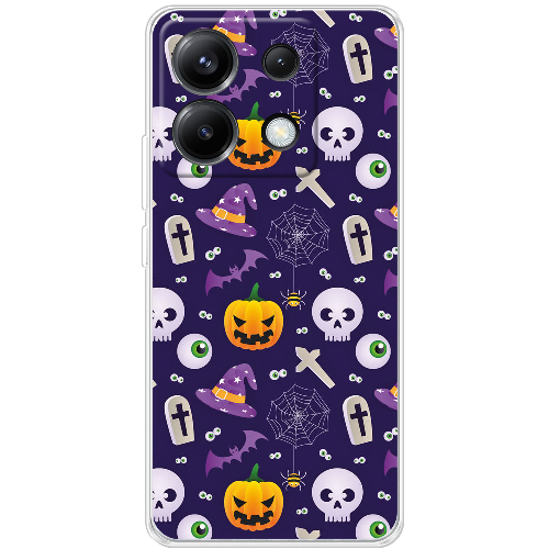 Чехол BoxFace Poco X6 Halloween Purple Mood