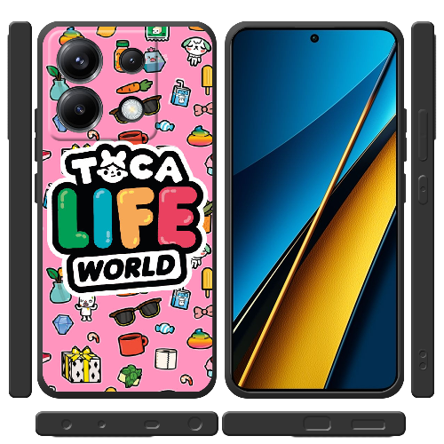 Чехол BoxFace Poco X6 Toca Boca Life World