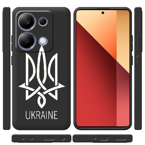 Чехол BoxFace Xiaomi Redmi Note 13 Pro 4G Тризуб монограмма UKRAINE