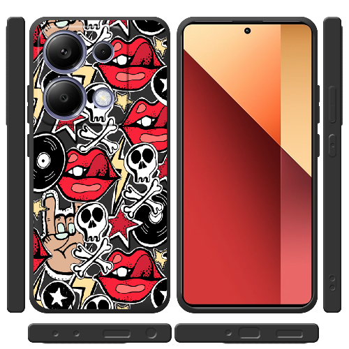 Чехол BoxFace Xiaomi Redmi Note 13 Pro 4G Rock Graffiti