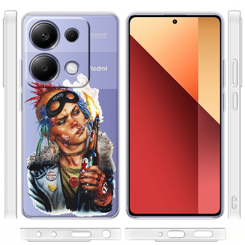 Чехол BoxFace Xiaomi Redmi Note 13 Pro 4G Tanker Girl