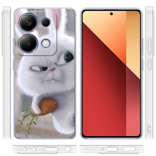 Чехол BoxFace Xiaomi Redmi Note 13 Pro 4G Rabbit Snowball
