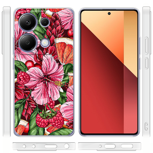 Чехол BoxFace Xiaomi Redmi Note 13 Pro 4G Tropical Flowers