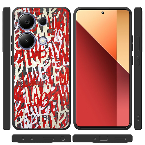 Чехол BoxFace Xiaomi Redmi Note 13 Pro 4G Love Graffiti