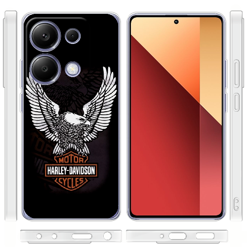 Чехол BoxFace Xiaomi Redmi Note 13 Pro 4G Harley Davidson and eagle