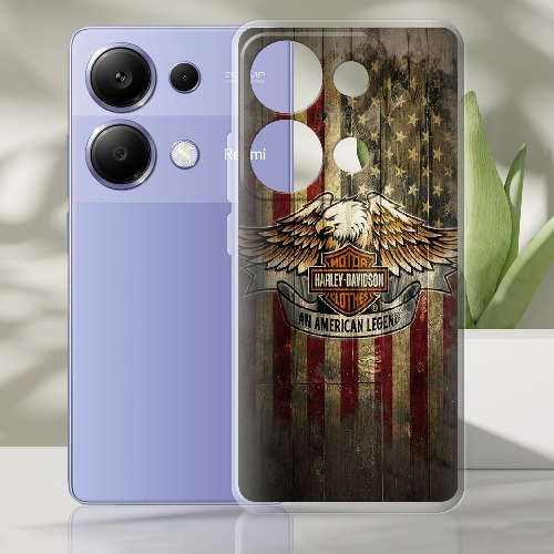 Чехол BoxFace Xiaomi Redmi Note 13 Pro 4G Harley Davidson An American Legend