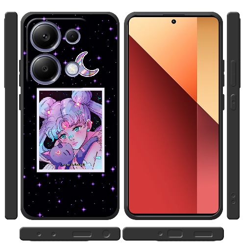 Чехол BoxFace Xiaomi Redmi Note 13 Pro 4G Sailor Moon night
