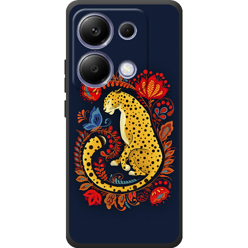 Чехол BoxFace Xiaomi Redmi Note 13 Pro 4G Petrykivka Leopard