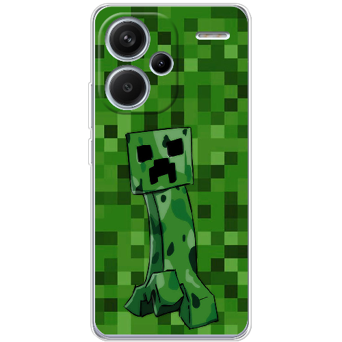 Чехол BoxFace Xiaomi Redmi Note 13 Pro Plus 5G Minecraft Creeper