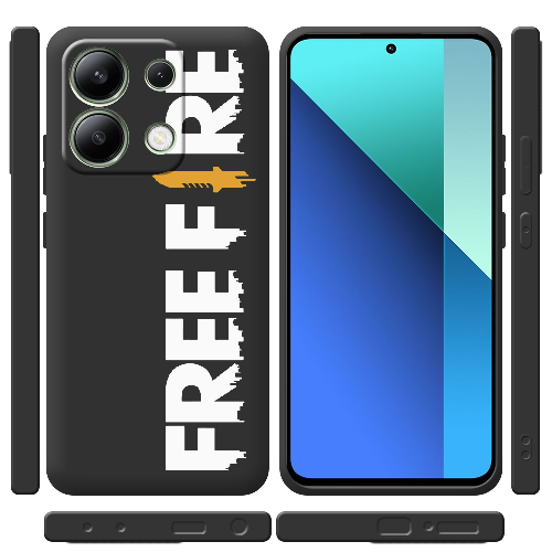 Чехол BoxFace Xiaomi Redmi Note 13 4G Белый Free Fire