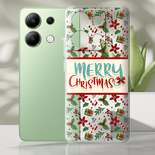 Чехол BoxFace Xiaomi Redmi Note 13 4G Vintage Christmas Congratulation