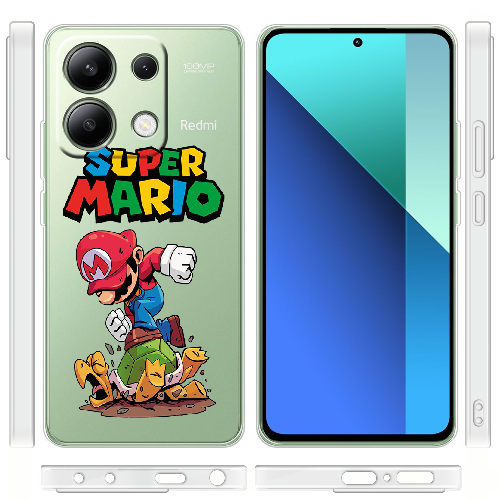 Чехол BoxFace Xiaomi Redmi Note 13 4G Super Mario