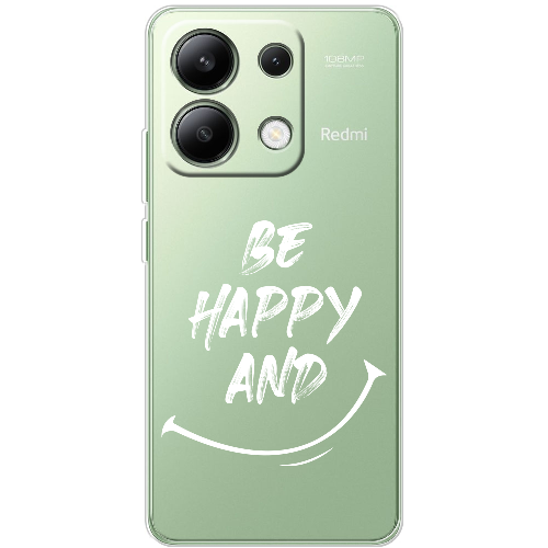 Чехол BoxFace Xiaomi Redmi Note 13 4G be happy and