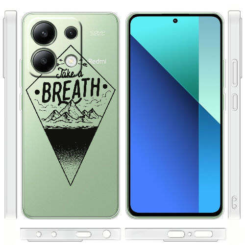 Чехол BoxFace Xiaomi Redmi Note 13 4G Take a Breath