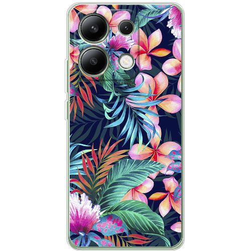 Чехол BoxFace Xiaomi Redmi Note 13 4G flowers in the tropics