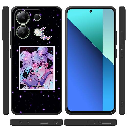 Чехол BoxFace Xiaomi Redmi Note 13 4G Sailor Moon night