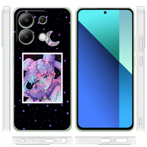 Чехол BoxFace Xiaomi Redmi Note 13 4G Sailor Moon night