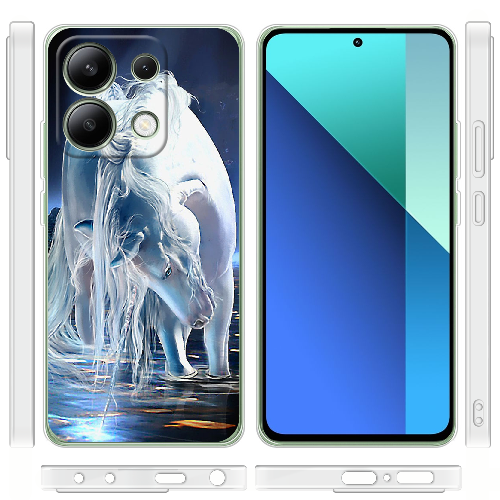 Чехол BoxFace Xiaomi Redmi Note 13 4G White Horse