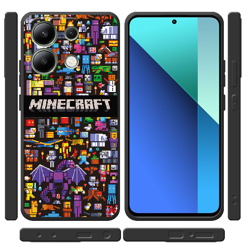 Чехол BoxFace Xiaomi Redmi Note 13 4G Minecraft Mobbery