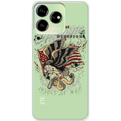 Чехол BoxFace ZTE Blade V50 Design 4G Wings of War